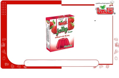 دسر-ژله-توت-فرنگی-گلها